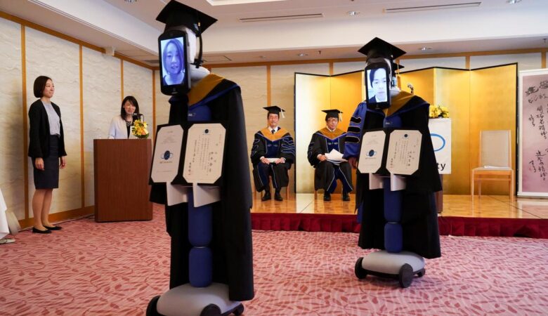 #Robot #Avatars replace #Japanese #students at #graduation amid #coronavirus: